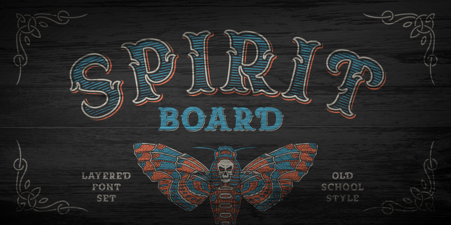 Шрифт Spirit Board